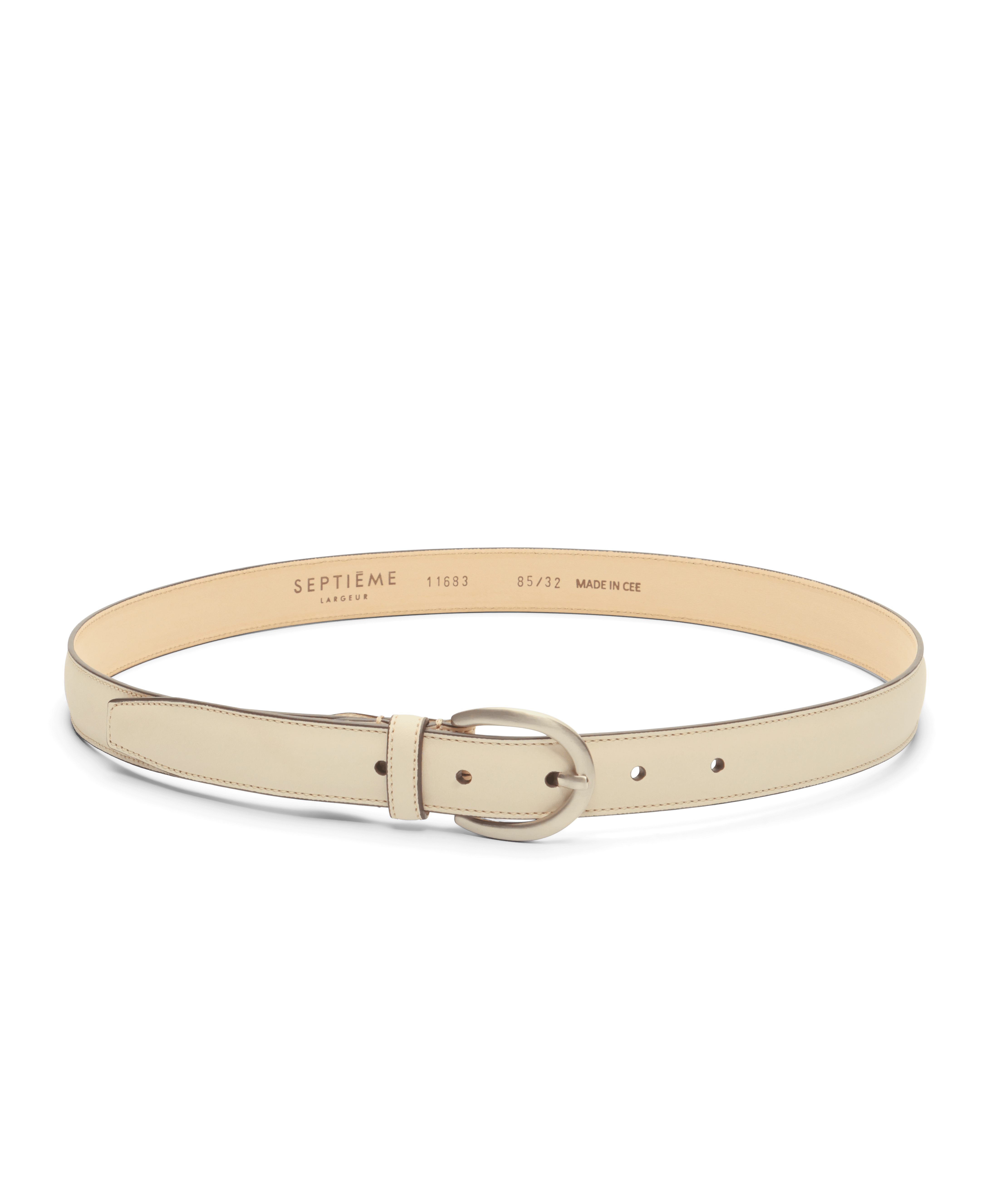 Slim belt