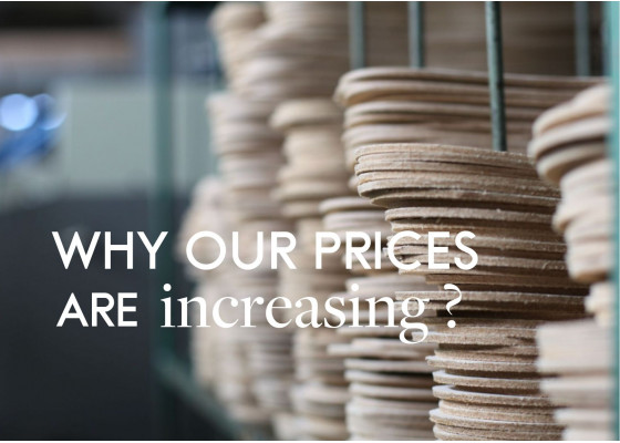 Our prices are increasing and here's why